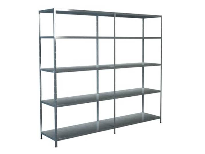 SCHULTE Regalwelt Regalwelt Lagerregal mit 10 PowerMAX-Fachböden verzinkt, 200x220x50cm, Steckregal mit einfacher Montage ohne Verschrauben, Traglast je Boden bis zu 85 Kg (gesamt bis zu 850 Kg)