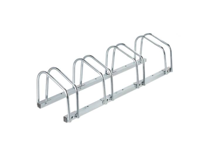 Fahrradständer für 4 Fahrräder Silber