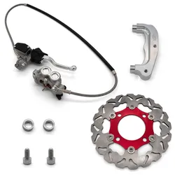 Formula Bremsanlagen-Set, Bremsscheibengröße: 220 mm Bremsscheibe, Farbe: Rot