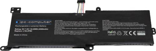 Ipc-computer Notebook-Akku L16L2PB2 REPLACE 7.6V 4500 mAh Lenovo