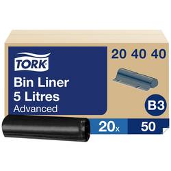 TORK Advanced 204040 Müllsack 5 l Kunststoff Schwarz 1000 St.