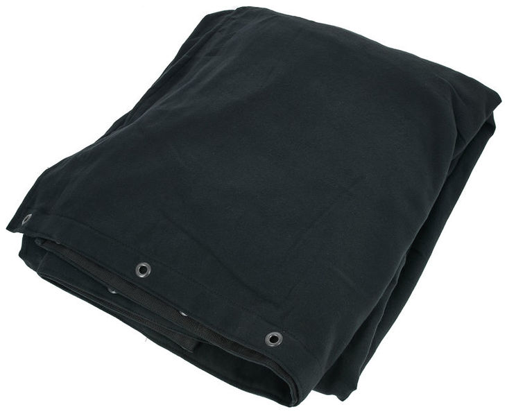 Stairville Euro Curtain 320g/mÂ² 4.0x3.0m nero