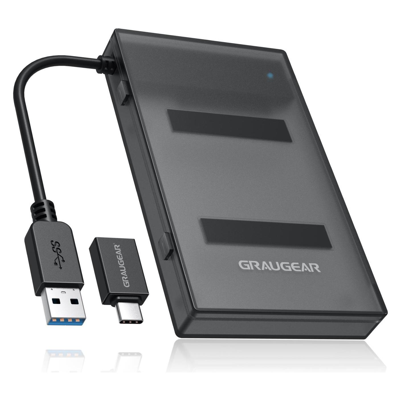 Graugear USB-A/C 3.1 Adapterkabel 2,5" SATA SSD/HDD (G-2603-AC)