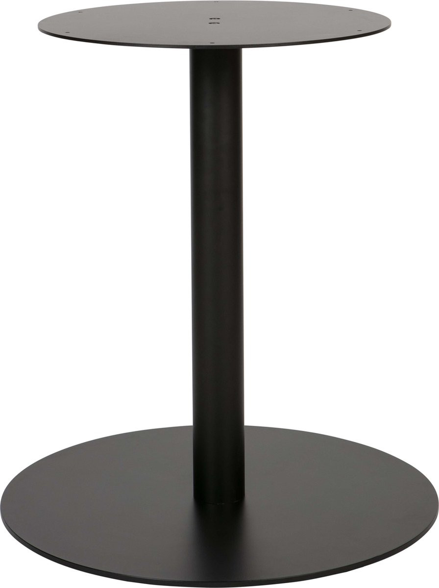 WOOOD Tablo Ronde Poot Metaal Zwart B/D/H: 64 x 64 x 73 cm