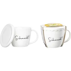 Suppentasse SOPPA (BHT 14,50x9,50x7,60 cm) - weiß - BHT 14,50x9,50x7,60 cm