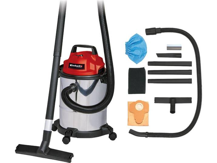 Einhell TC-VC 1815 S 15 L Aspirateur de fûts Dry&wet 1250 W Sac à poussière