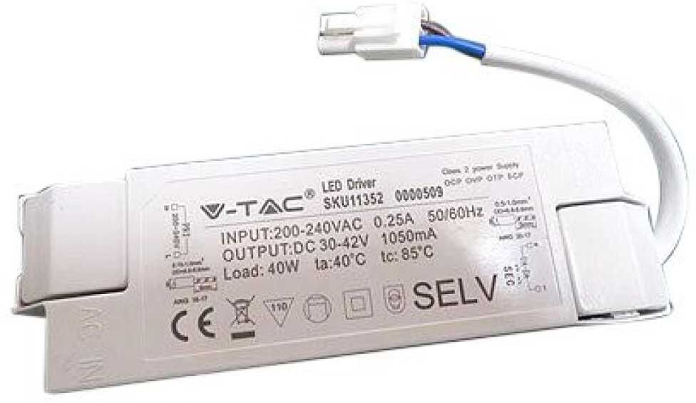 V-Tac 11352 Alimentatore Driver Per Pannello A Led 40w