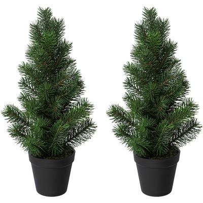 Künstlicher Weihnachtsbaum CREATIV GREEN "Weihnachtsdeko, künstlicher Christbaum, Tannenbaum", grün, H:43cm, Kunststoff, Weihnachtsbäume, Kunstweihnachtsbäume, täuschend echt aussehend
