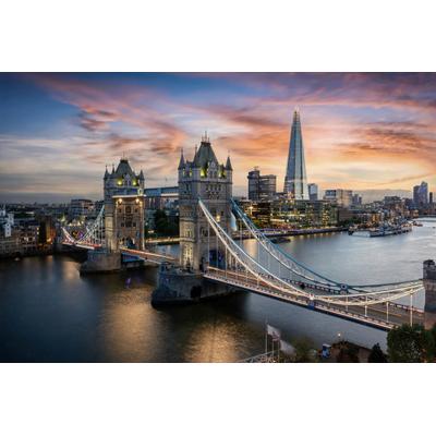 Fototapete PAPERMOON "London", bunt, B:3,5m L:2,6m, Vlies, Tapeten