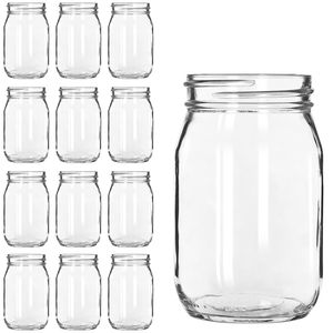 Libbey Trinkgläser Drinking Jars, 473ml, 12 Stück