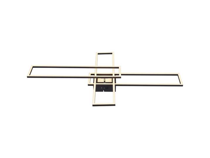 LED-Deckenleuchte Film Opal/Schwarz max. 55 Watt Deckenlampe