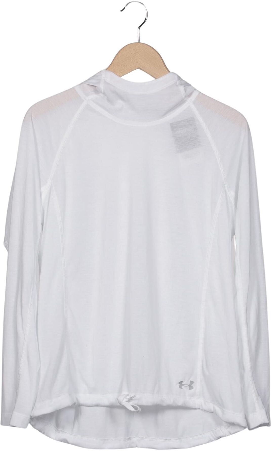 Under Armour Damen Kapuzenpullover, Weiß, Gr. L, Synthetik - Second Hand