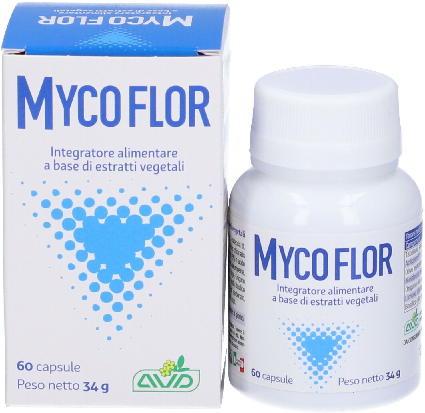 A.V.D. REFORM Srl AVD Reform, Mycoflor, 60 Capsule