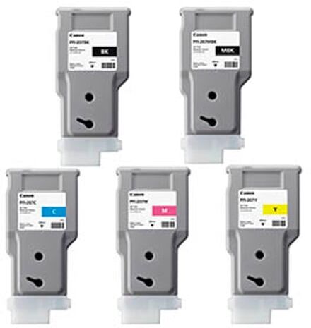 Canon PFI-207 Pack 5 colores