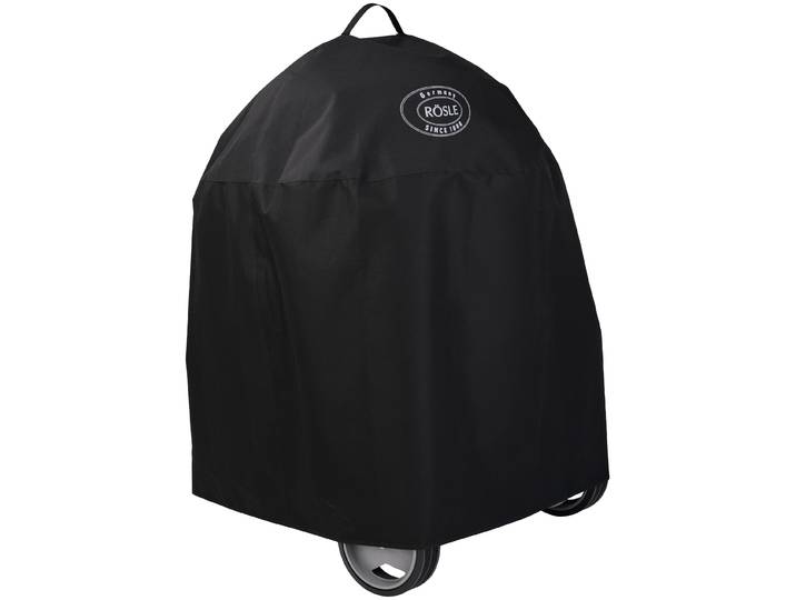 Grill-Schutzhülle RÖSLE No.1, 25042 , schwarz, B:78cm H:112cm L:78cm, Polyester, Planen, Grill-Schutzhülle, für Sport F50/Belly F50, 100% Polyester, Klettverschluss, wasserdicht