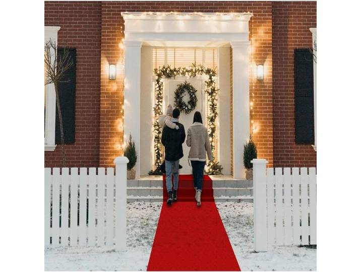 Tapis rouge mariage anniversaire 12mx1m cérémonie bordeaux hollywood - Vantory - défilé évènement intérieur extérieur église