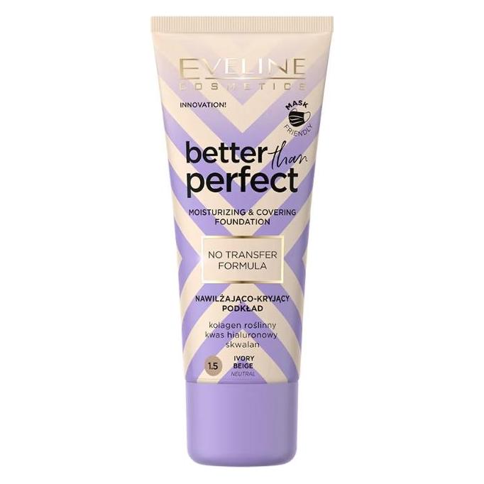 Eveline Better Than Perfect Moisturizing And Covering Face Foundation 1.5 30Ml (Ivory Beige) (44834349)