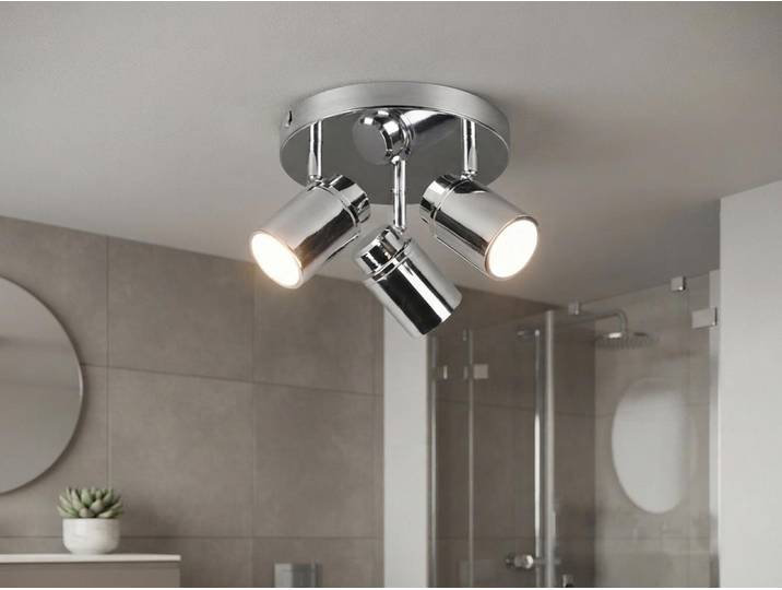Trio Leuchten Bad Deckenleuchte Angelo 880430306, Metall Chrom, exklusiv Leuchtm