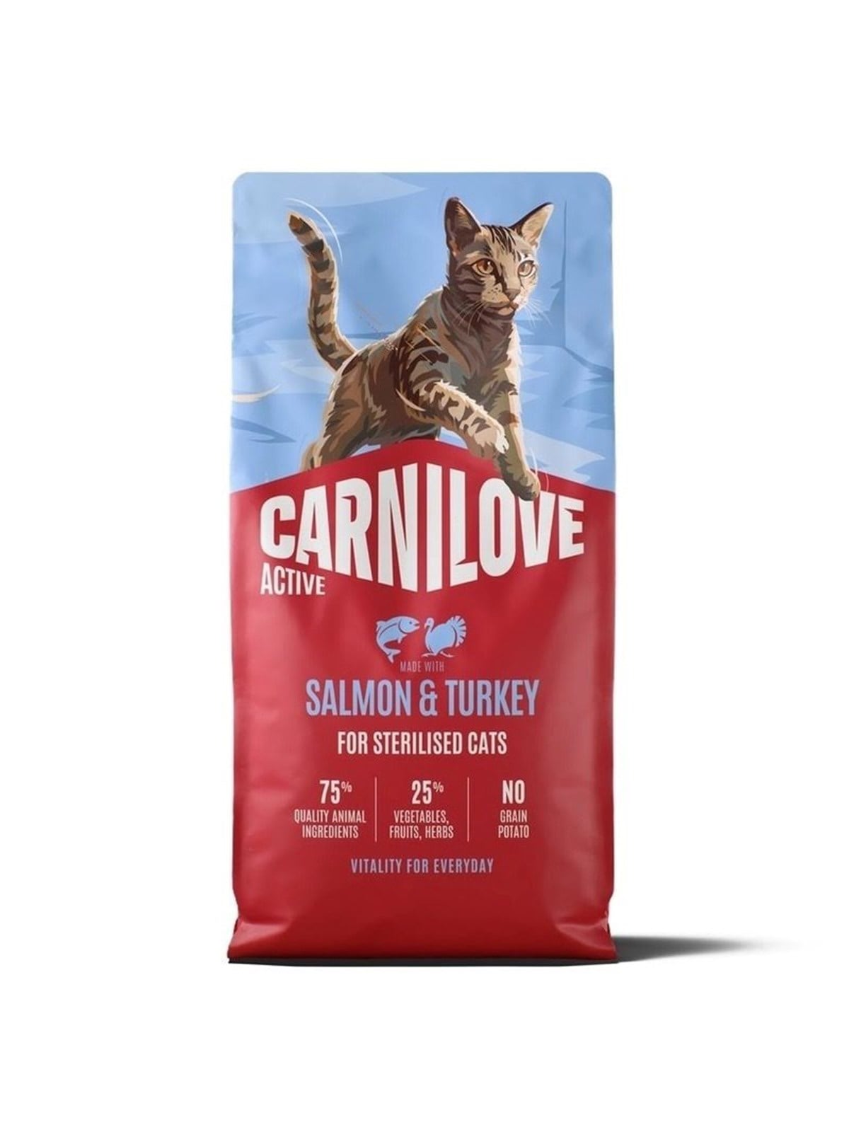 Carnilove Active Cat Salmon&Turkey Sterilised - Trockenfutter für Katzen - 6kg