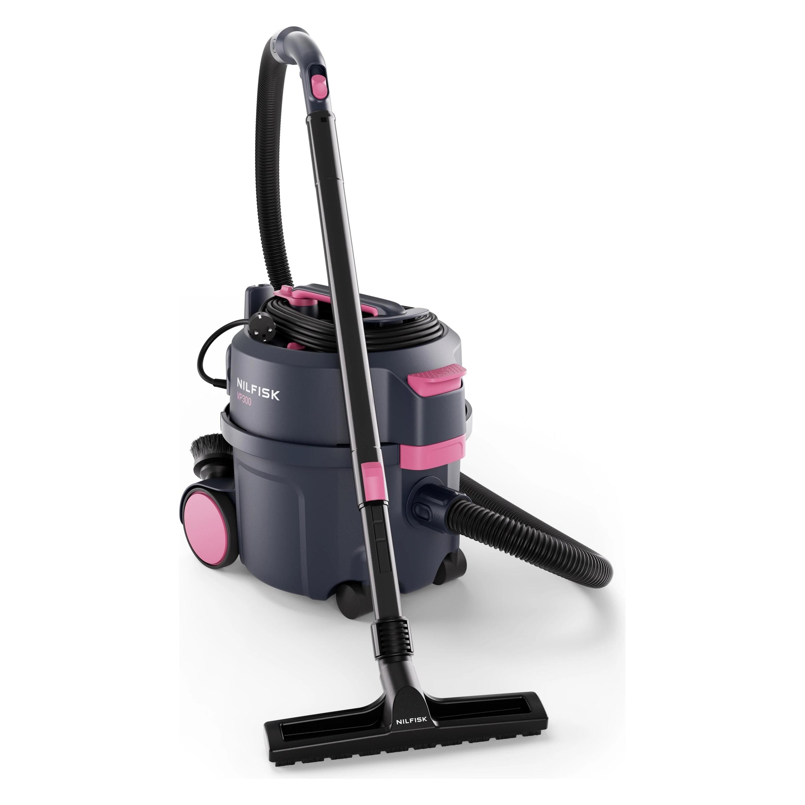 Nilfisk VP300 HEPA Pink T EU Gewerbesauger mit HEPA Filter,Trockensauger (Trockensauger) (107421156)