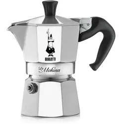 Bialetti La Mokina - Espressokocher - silber - Aluminium - für 1 Tasse