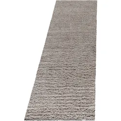 HOCHFLORTEPPICH SALZACH, einfarbig, Beige, 80 x 250 cm