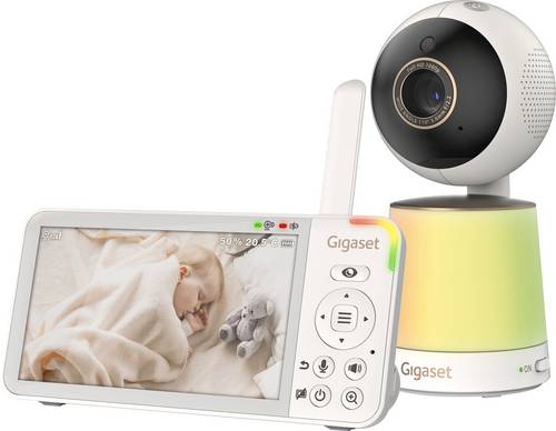 Gigaset BABY 500 Babyphone mit Kamera Funk, Digital 2.4GHz