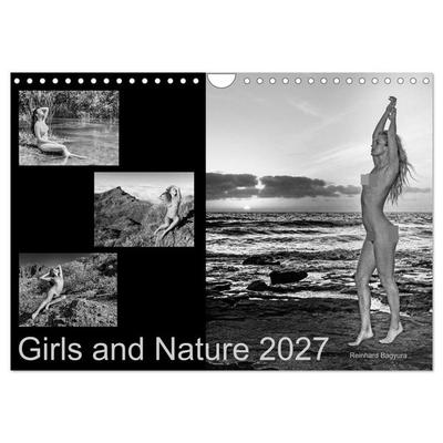 Girls and Nature (Wandkalender 2027 DIN A4 quer), CALVENDO Monatskalender