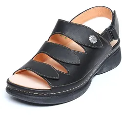 Think Sandaletten Schwarz Cambio schwarz-kombi 72-0000 - AMB 83 Gr.36