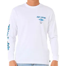 RIP CURL FADE OUT ICON Longsleeve 2026 white - L