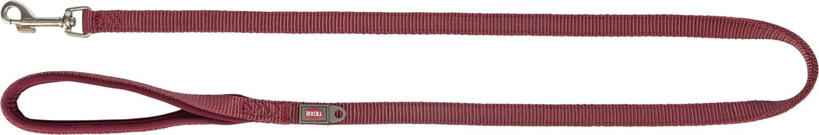 TRIXIE Premium Hundeleine M–L, sangria