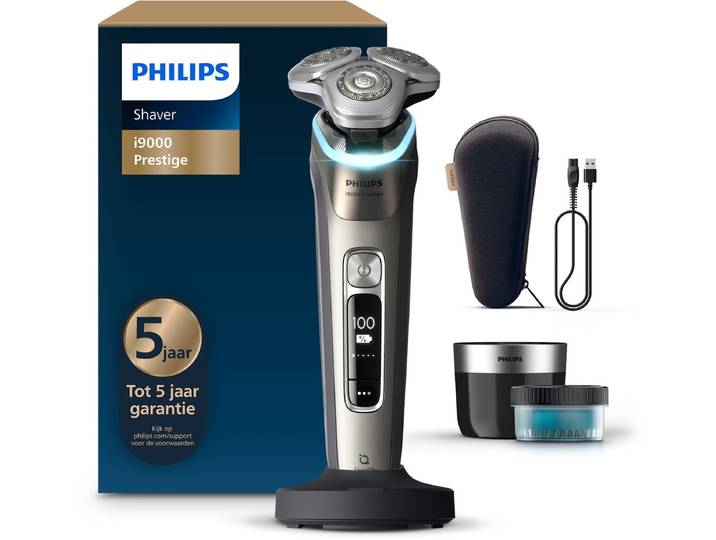 Philips Shaver i9000 Prestige - Elektrisch Scheerapparaat - Met Quick Clean Pod - Goud - XP9203/30