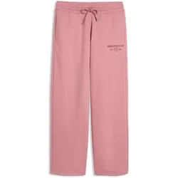 PUMA Class Comfort Straight Leg Fleece Jogginghose Damen 48 - dusky rosewood S