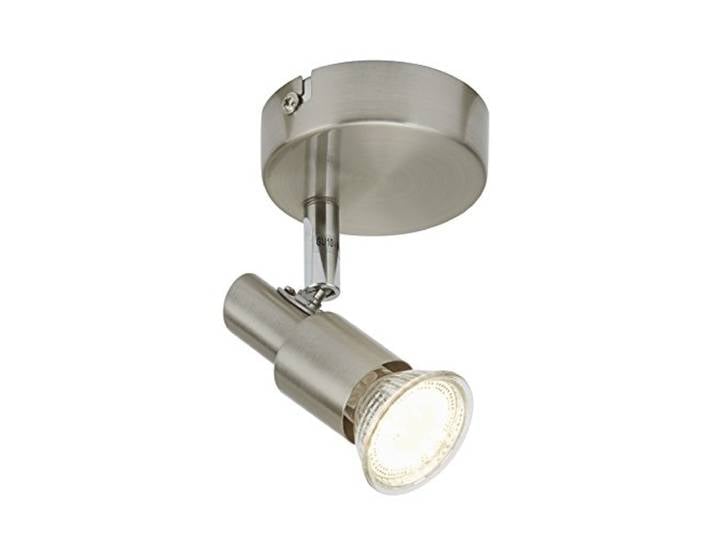 Briloner Leuchten 2907–012 A +\, Projecteur\, lampe LED\, Applique murale\, couverture\, métal\, 3 W\, nickel mat\, 8 x 8 x 10 cm