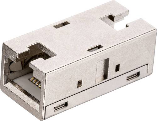 Roline RJ-45 Kupplung geschirmt, Cat.6A RJ-45 Kupplung geschirmt, Kat.6A (Class EA), Metallgehäuse 21.17.3097 Kupplung, gerade