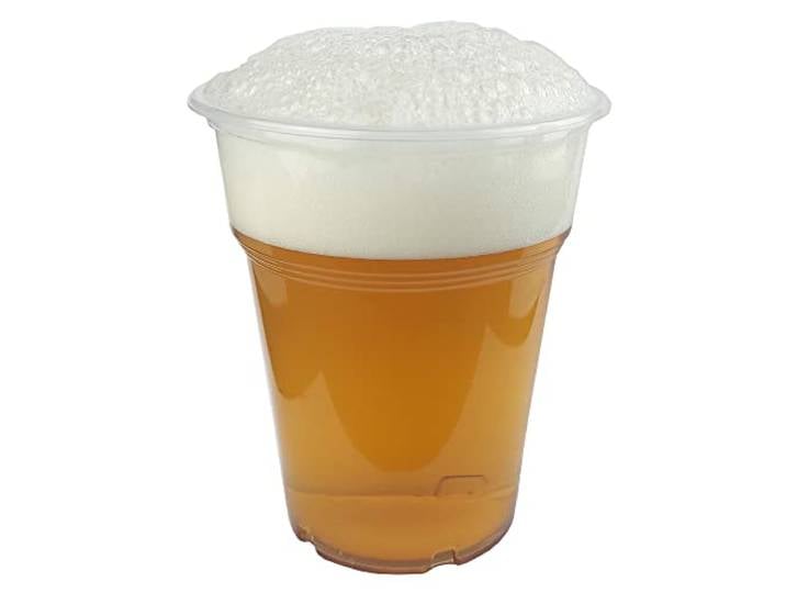 Gastro-Bedarf-Gutheil 1200 Einweg Trinkbecher, 300ml mit Eichstrich, Durchmesser 95mm, Höhe 110mm, Perfekt für Partys, Grillen, Hochzeiten, alle Events