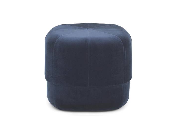 Normann Copenhagen Pouf Circus bleu foncé