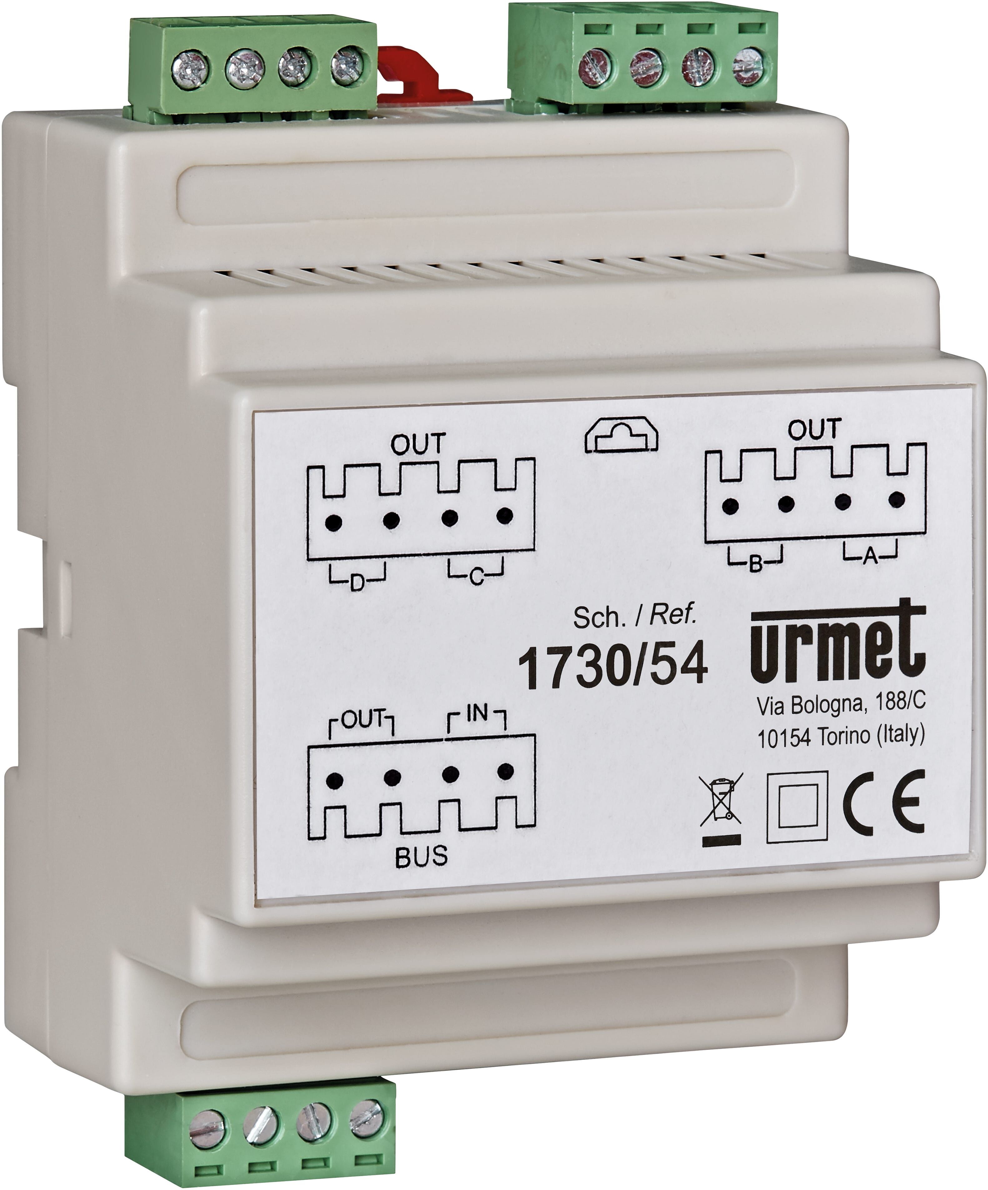 Urmet DISTRIBUTORE VIDEO  4 USCITE