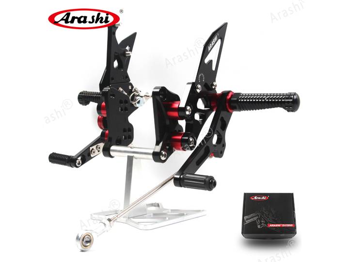 Arashi repose-pieds réglables pour SUZUKI GSXR 1300 Hayabusa 2008 - 2020 CNC Rider Rearset 2009 2010 2011 2012 2013 2014 repose-pieds