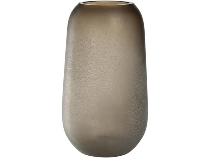 Leonardo Home Trogolo Vase, 1 Stück, Elegante Straußenvase für Blumen und Zweige, natürliche Ästhetik in sanften Erdfarbtönen, authentisches & vielseitiges DesignHöhe 40 cm, Taupe, 033204
