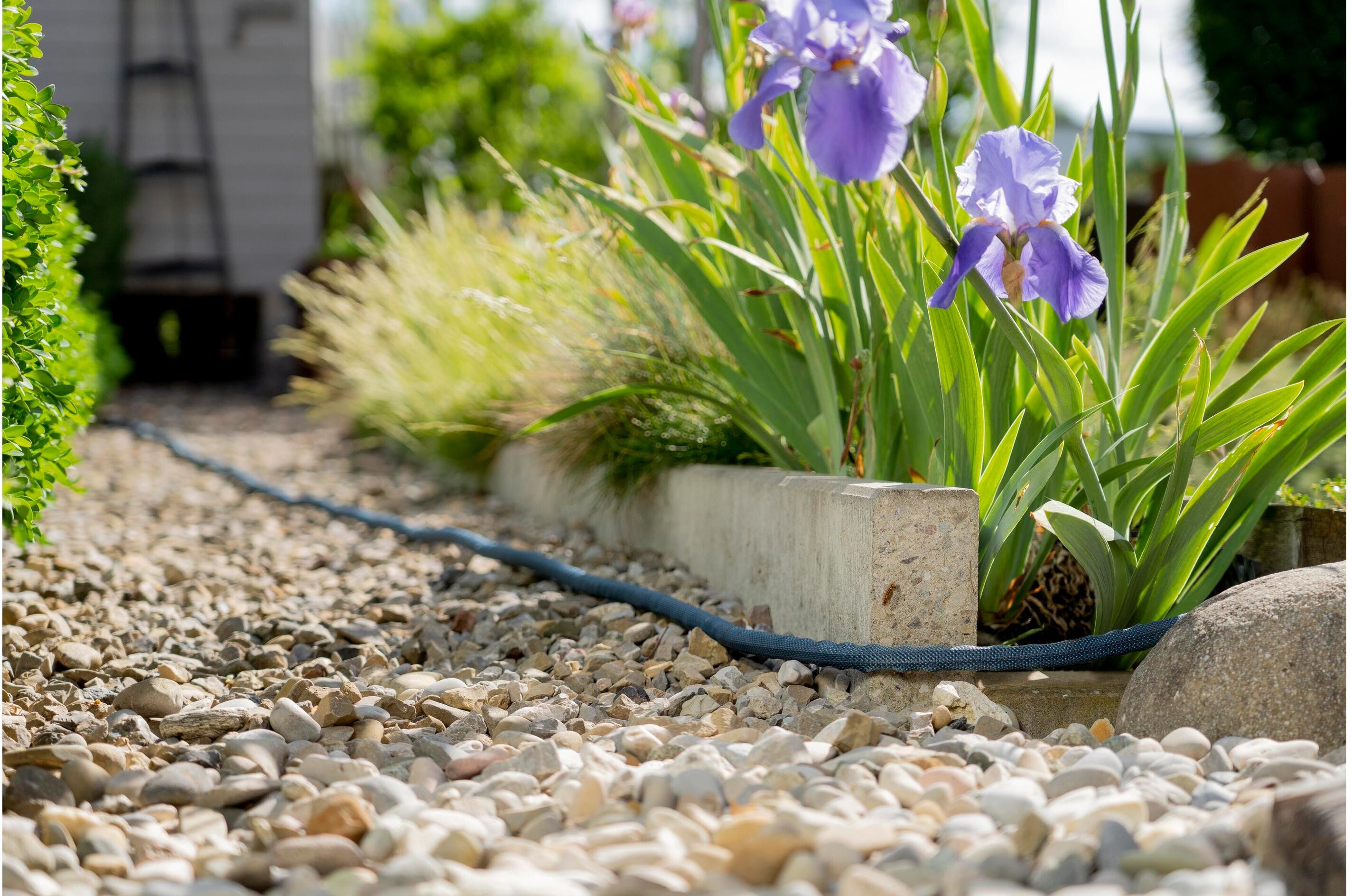 Gartenschlauch GARDENA "Textilschlauch Liano", orange (weiß, neutral), Schläuche, Gartenschlauch weiß, neutral Einheitsgröße