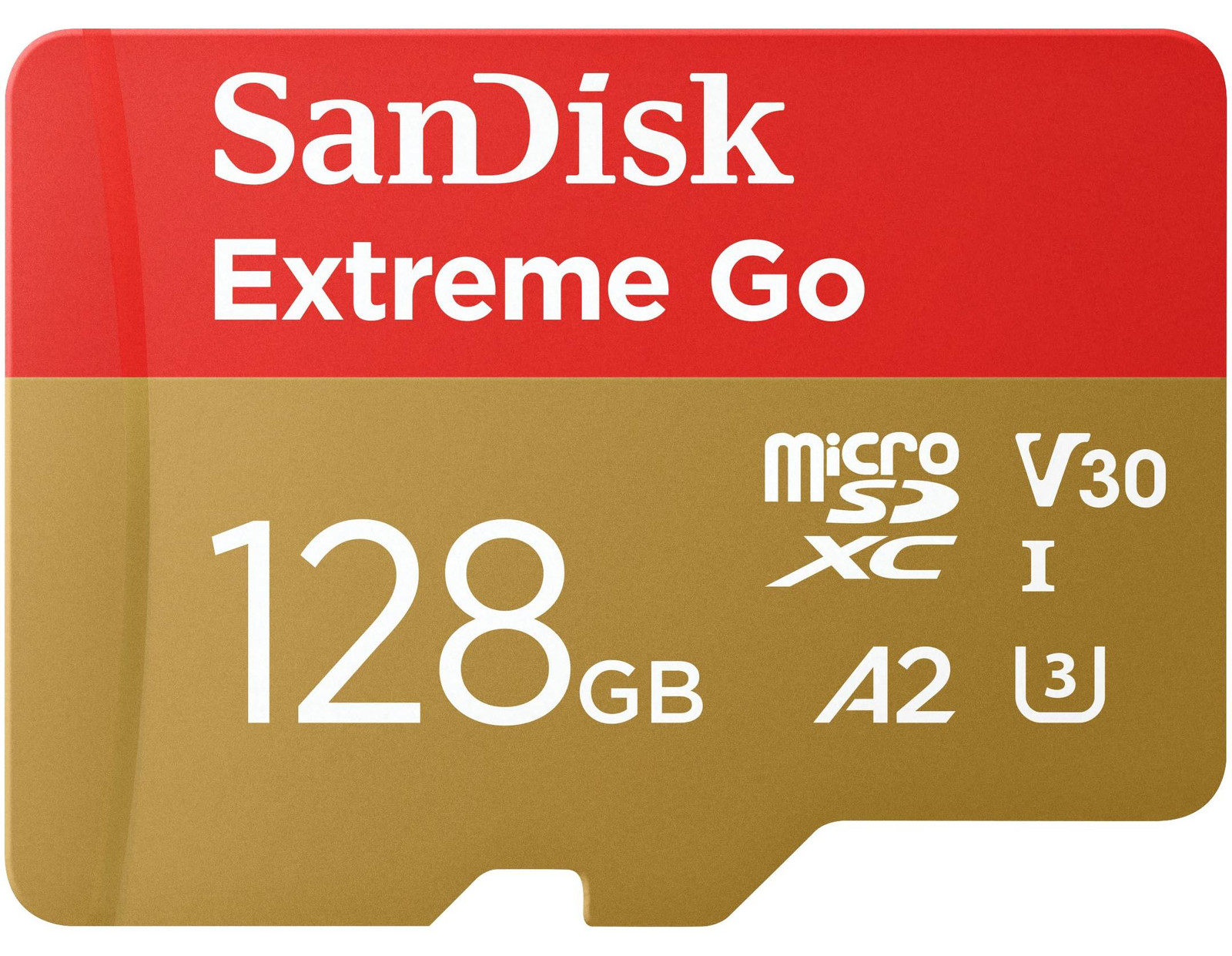 SanDisk Extreme Go microSDXC-kaart, 128 GB