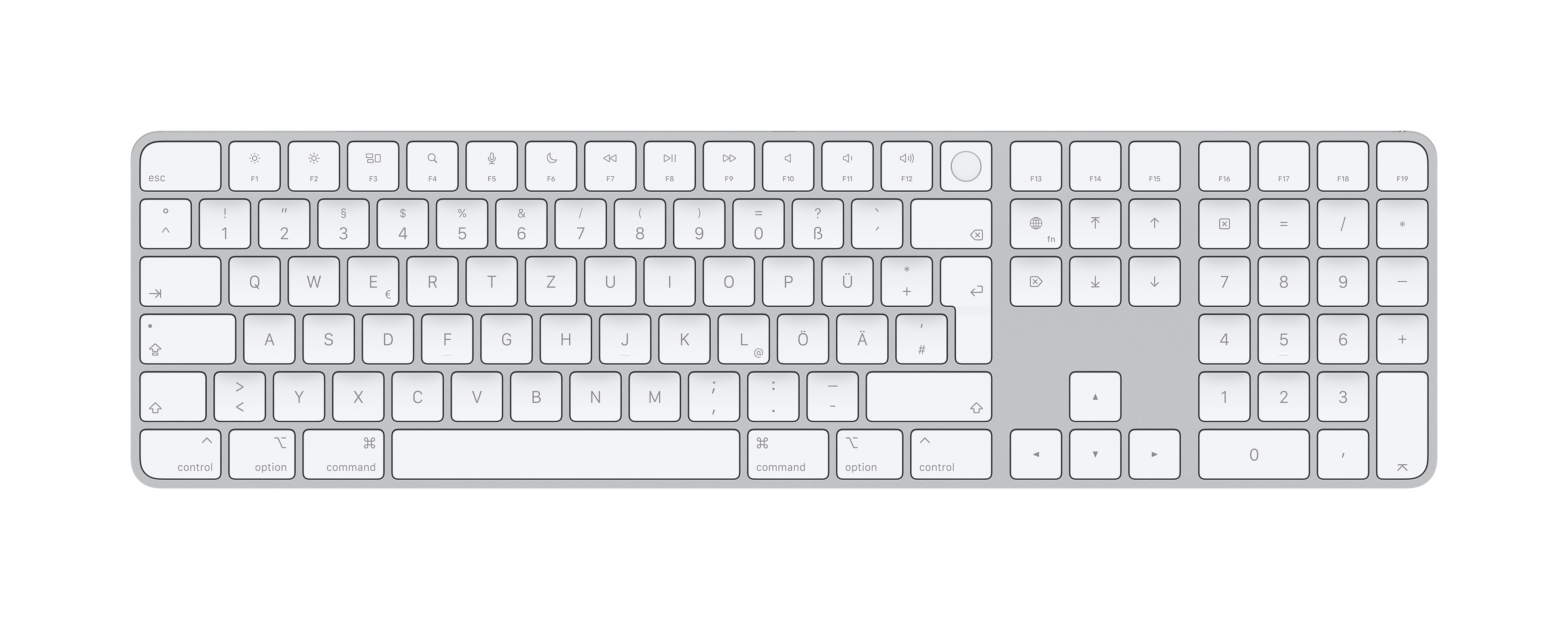 Apple Magic Keyboard mit Touch ID und Ziffernblock UK Layout MXK73B/A