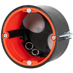 f-tronic 7500062 HW Gerätedose BS2700TC, für Holzbau, Ø68mm, t=50mm, m. Leitungs- u. Rohreinführung  - 10 Stück