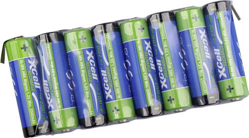 XCell Akkupack 8x Mignon (AA) NiMH 9.6V 2700