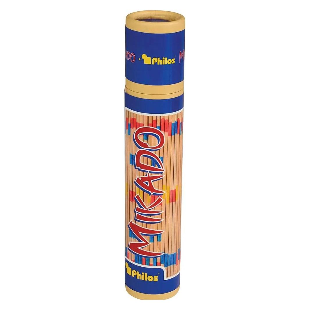 Philos Mikado Bambus in Pappröhre (Deutsch, Englisch, Französisch, Italienisch, 2 - 8 Spieler) (3118)