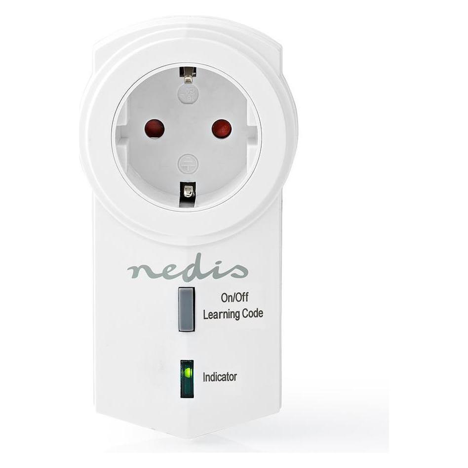 Nedis RF-Stecker EIN/Aus RF-Mesh-Reichweitenerweiterung Schuko-Typ F 3680 W Weiss (RFPM120FWT)