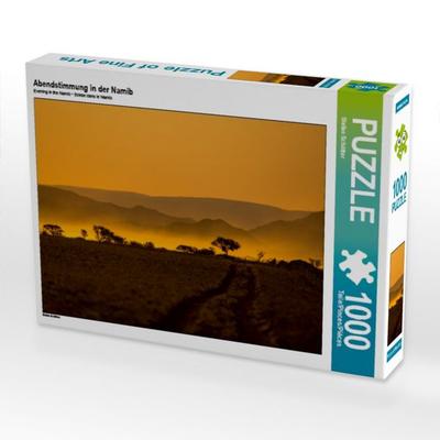 CALVENDO Puzzle Abendstimmung in der Namib | 1000 Teile Lege-Größe 64x48cm Foto-Puzzle für glückliche Stunden