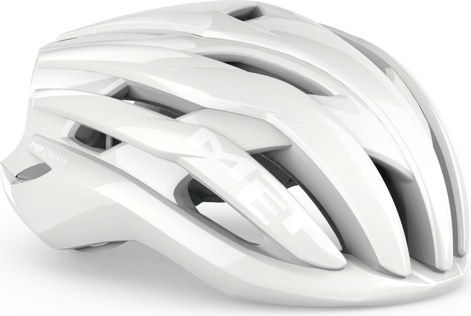 MET Fahrradhelm Trenta MIPS , Absolut Weiß Limited Edition, S