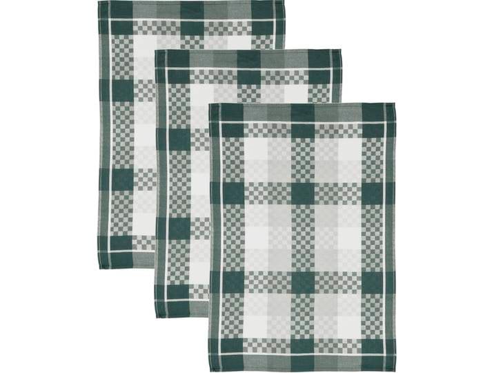 Geschirrtuch ROSS SUPERIOR , grün (moosgrün, weiß, grau), B:50cm L:70cm, 100% Baumwolle, Geschirrtücher, Geschirrtuch, aus 100% Baumwolle, 50x70 cm